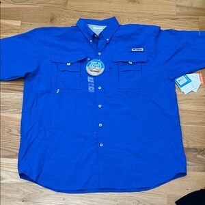 Columbia Men's Bright Blue Bahama 11 Shirt